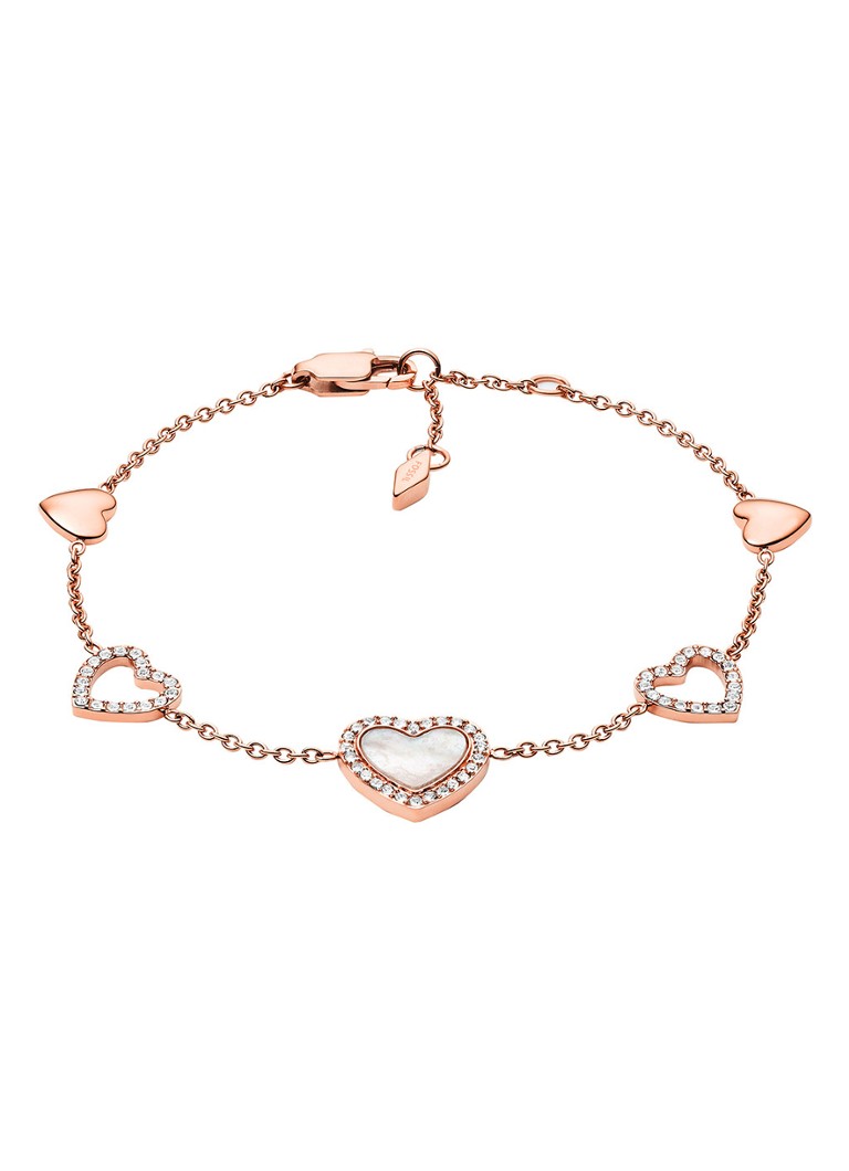Fossil armband Vintage Glitz JF03458791 rosé