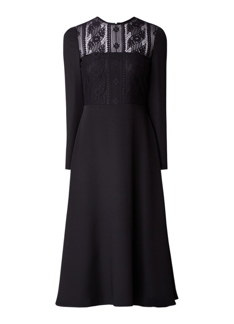Valentino A-lijn jurk zwart