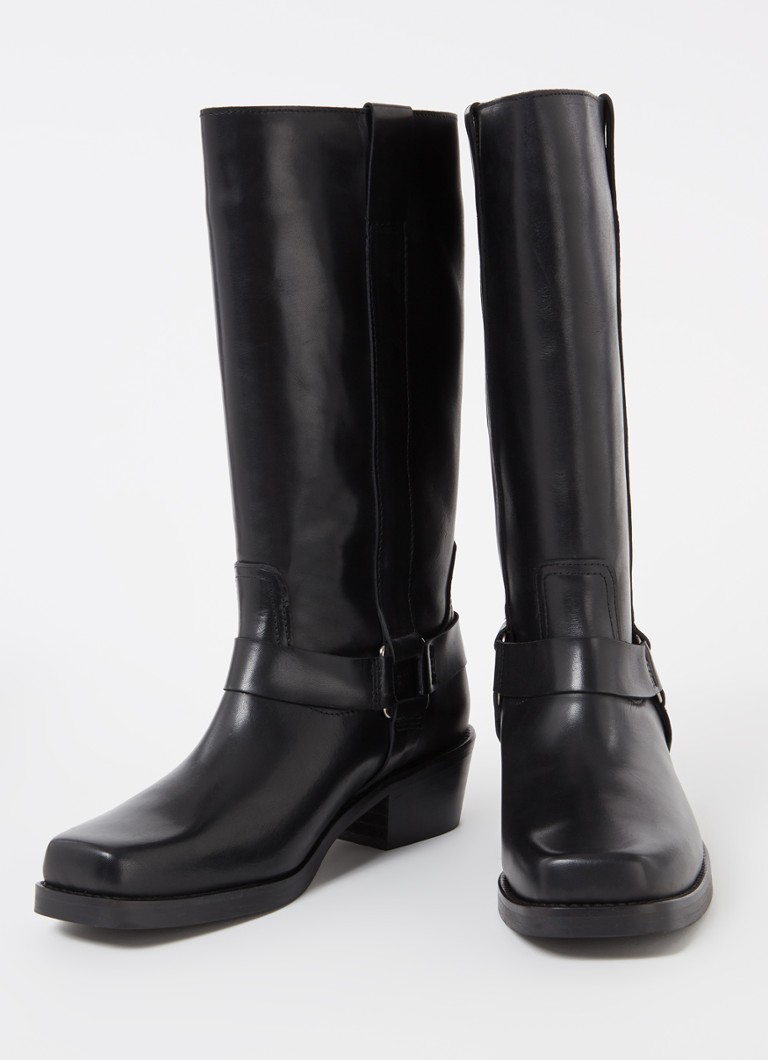 NIKKIE Avital biker boot van leer