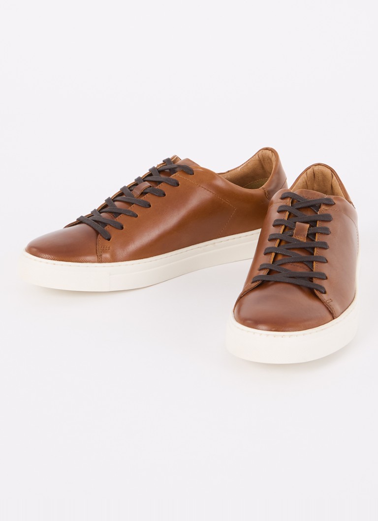 Dune London Terrence sneaker van leer