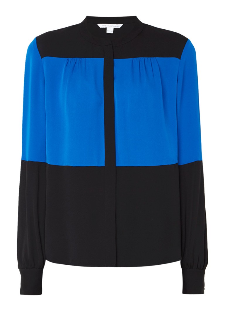 Diane von Furstenberg Dillon blouse van zijde multicolor