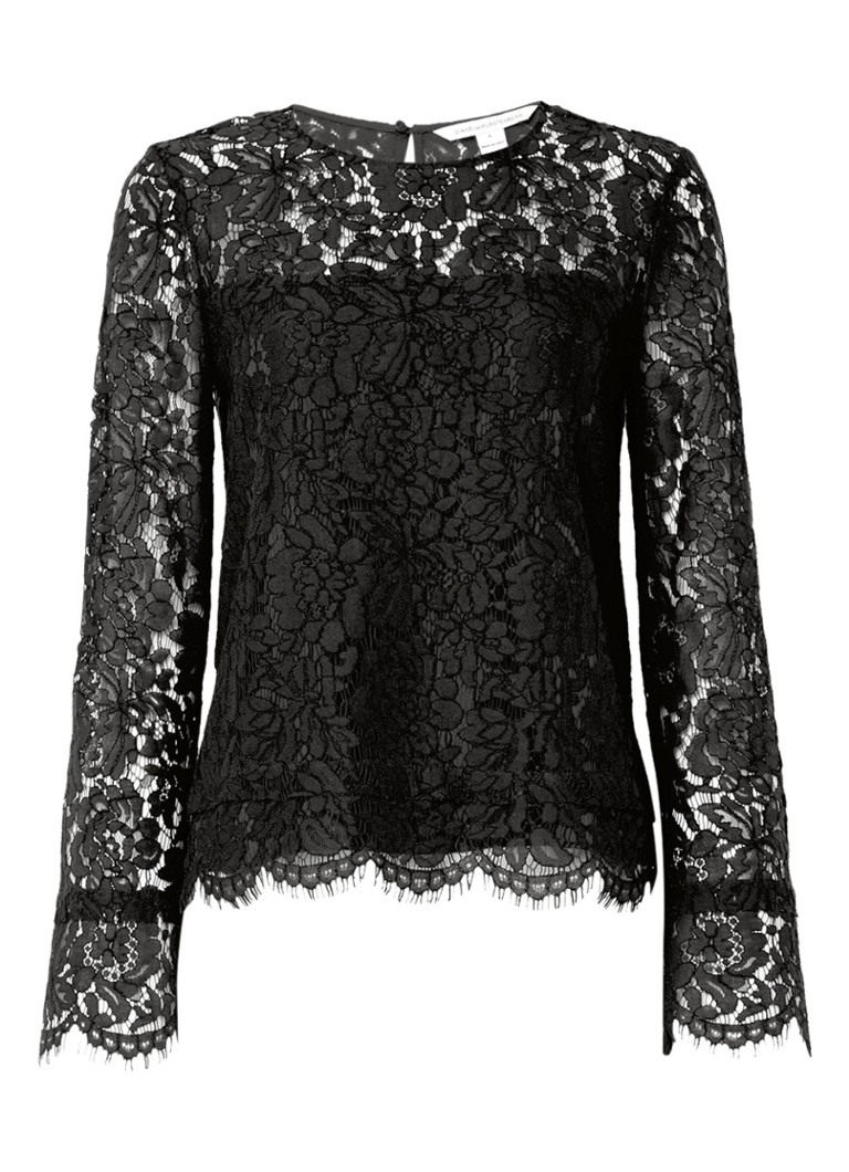 Diane von Furstenberg Yeva top van kant multicolor