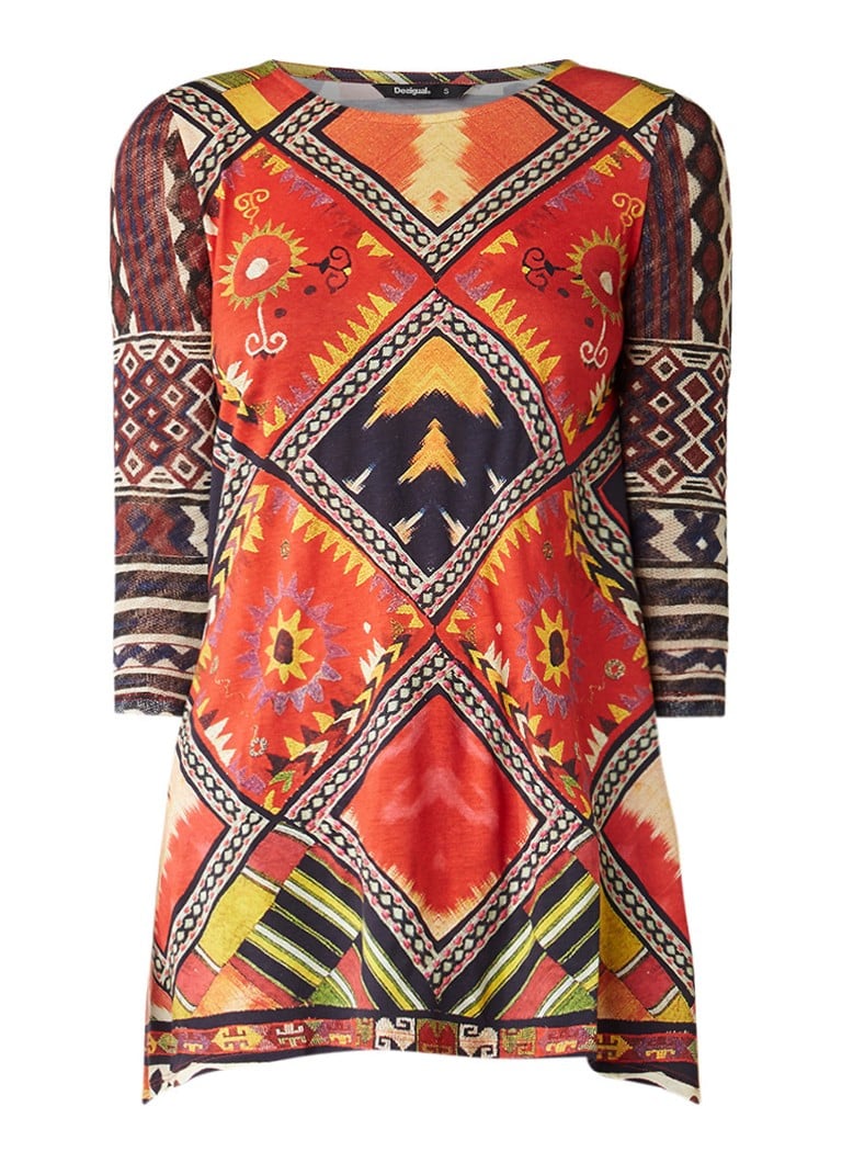 Desigual Jani tuniekjurk met dessin multicolor