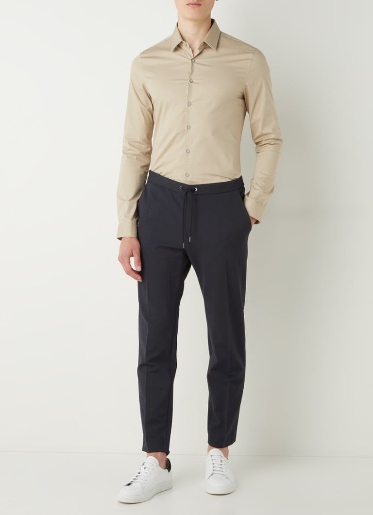 Calvin Klein Extra slim fit overhemd in biologische katoenblend