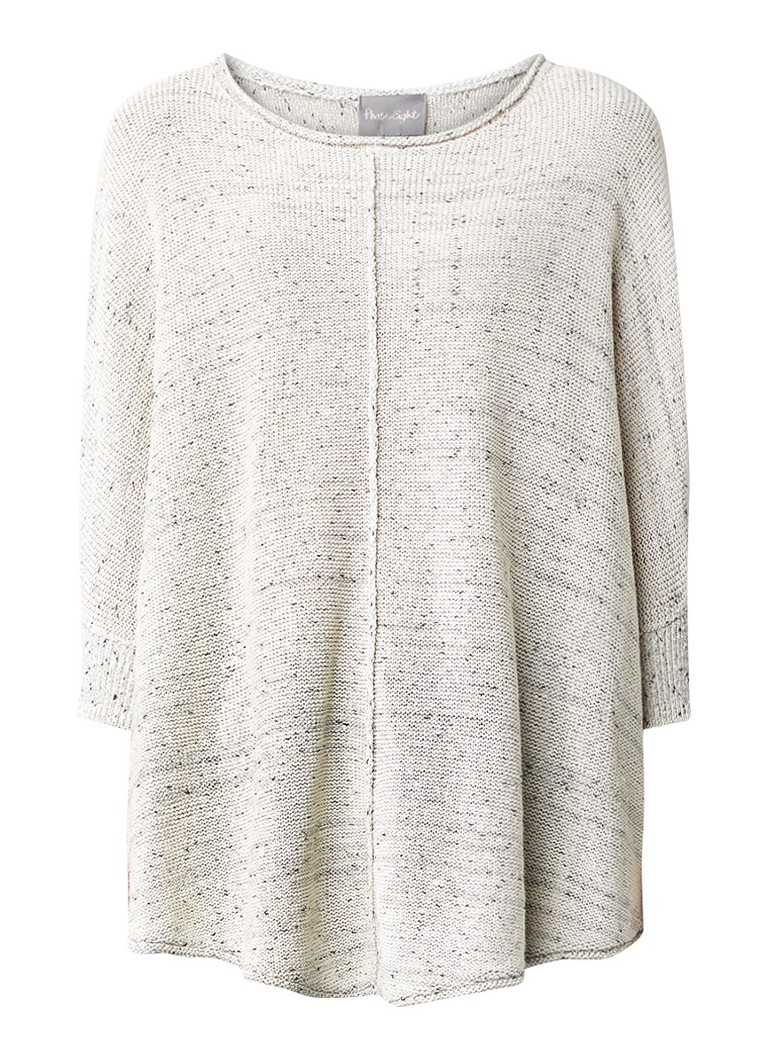 Phase Eight Consolata oversized top in mÃªlÃ©e wit