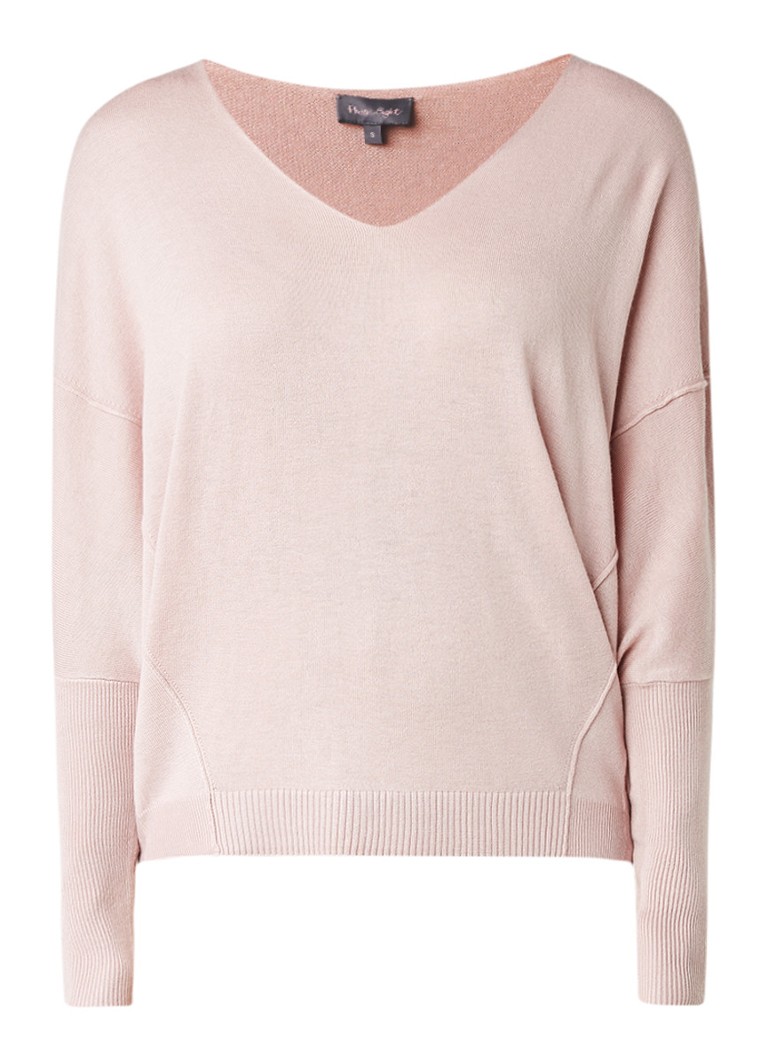 Phase Eight Kamelia loose fit pullover met vleermuismouwen wit