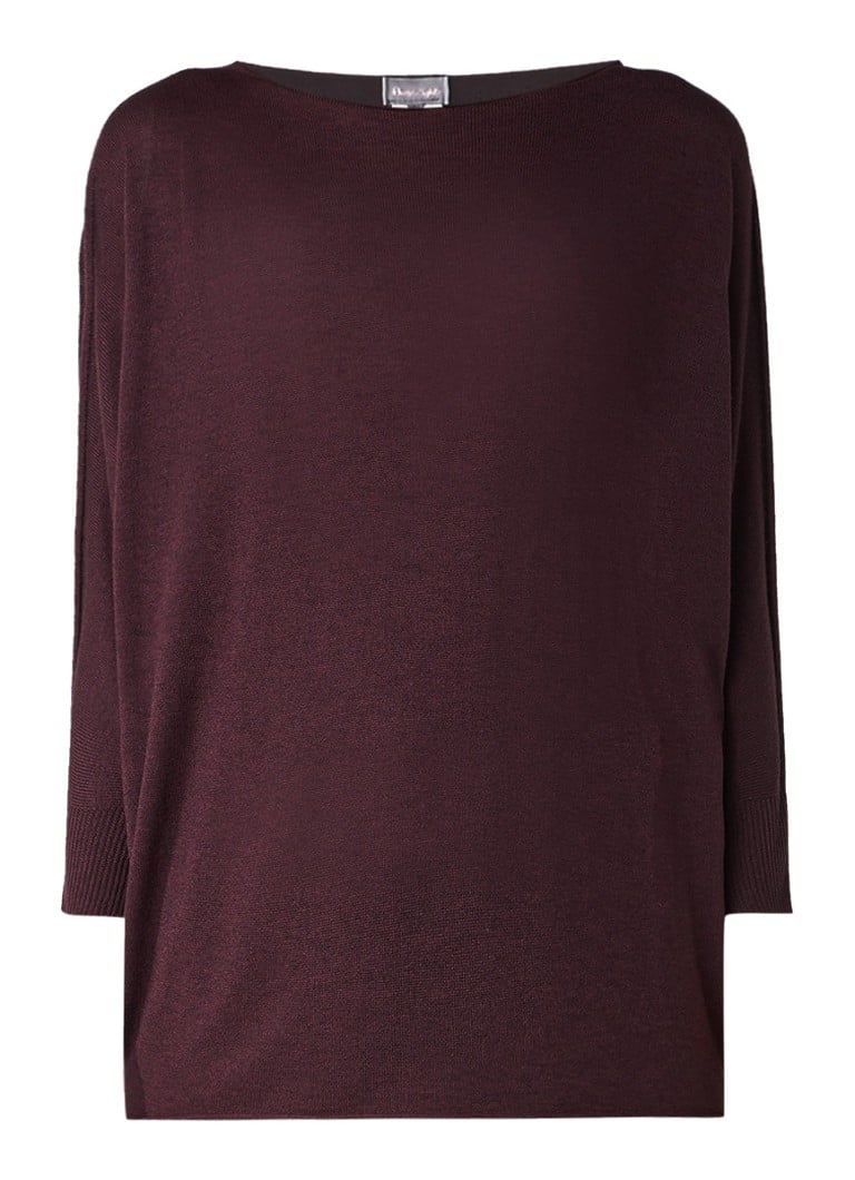 Phase Eight Becca pullover met vleermuismouwen wit