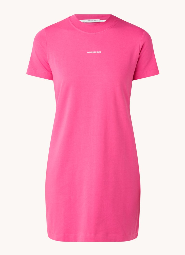 Calvin Klein Mini T-shirt jurk met logo