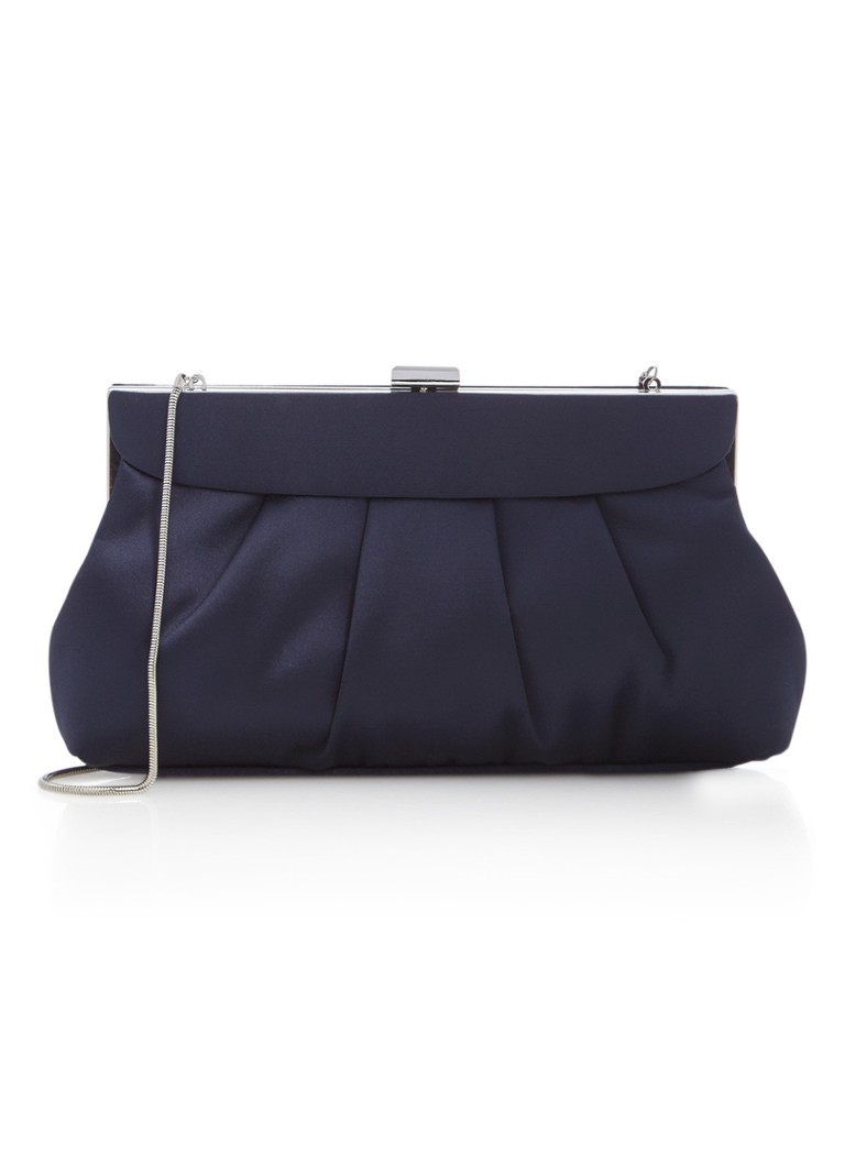 Phase Eight Cara clutch van zijdelook wit