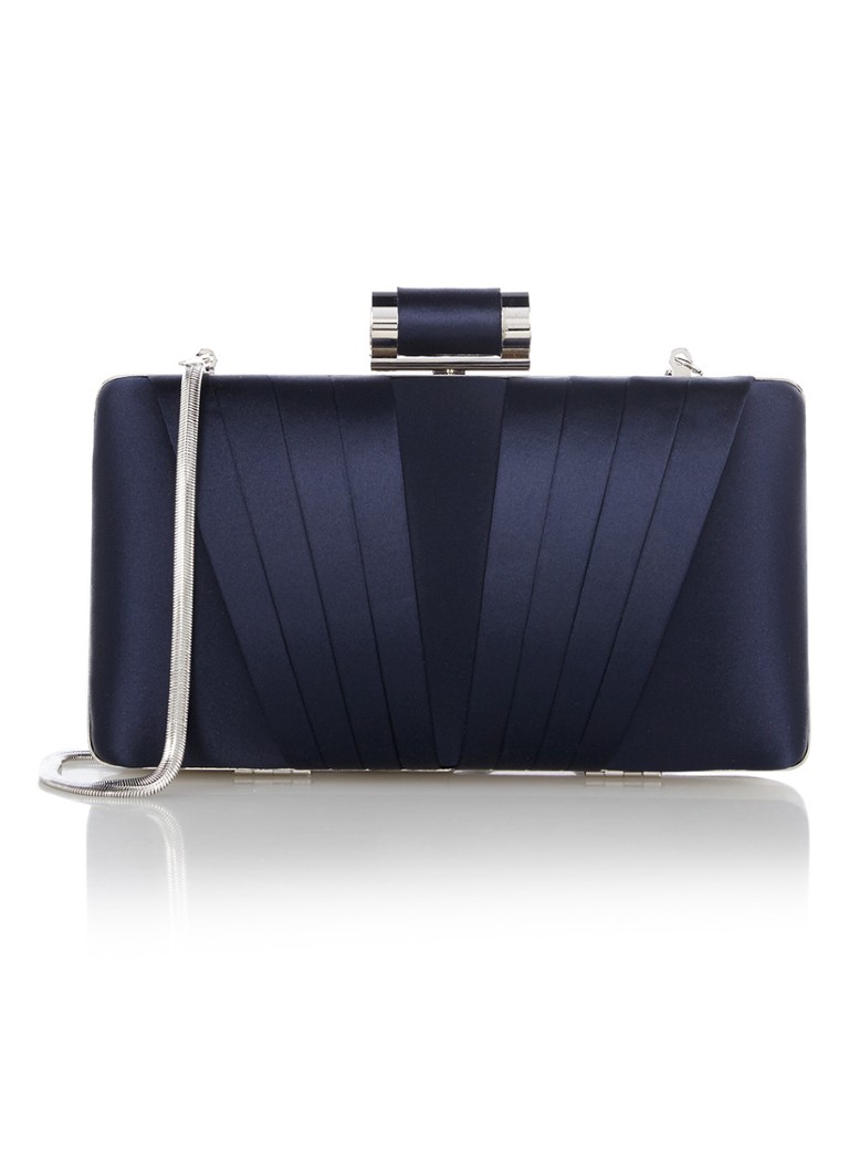 Phase Eight Annie clutch met satijnen finish wit