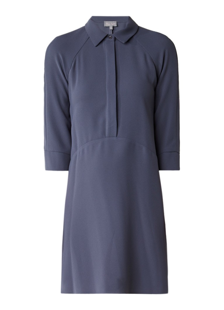 Phase Eight Bella Swing blousejurk van crêpe donkergrijs