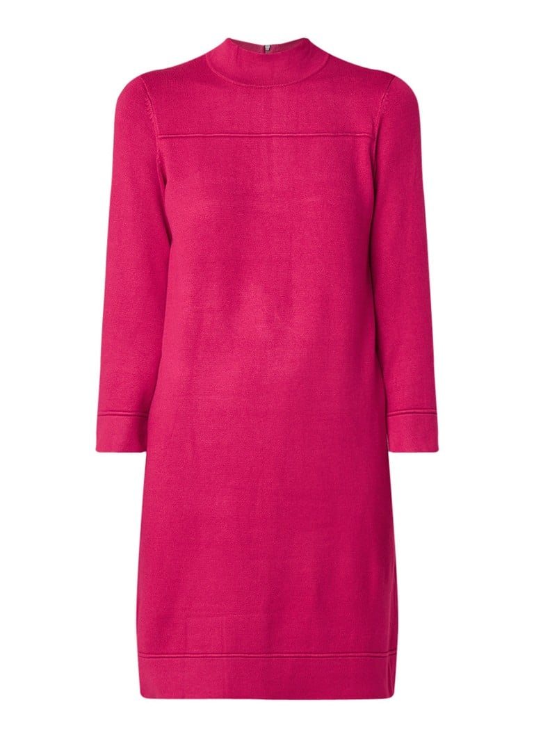 Phase Eight Tillie fijngebreide midi-jurk fuchsia