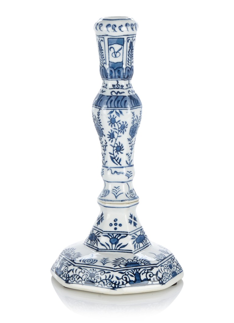 &Klevering - Delft kandelaar 22 cm - Blauw