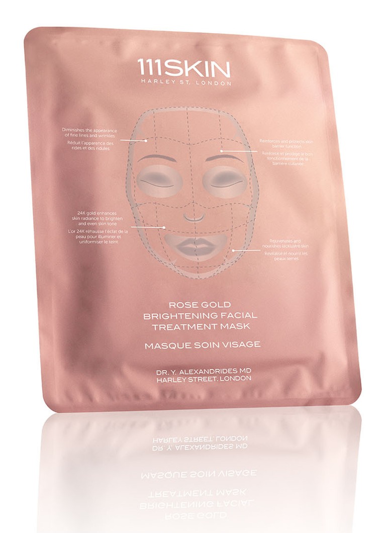 111SKIN - Rose Gold Brightening Facial Treatment Mask - gezichtsmasker - null