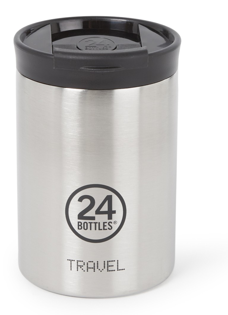 24Bottles - Travel Tumbler thermosbeker 35 cl - Zilver