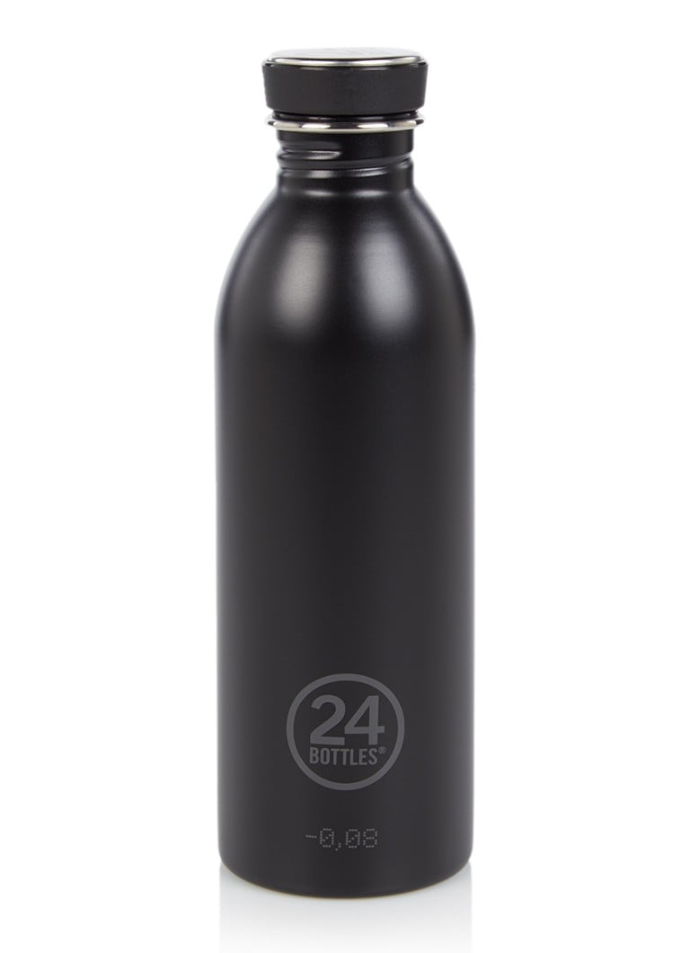 24Bottles - Urban Bottle drinkfles 500 ml - Zwart