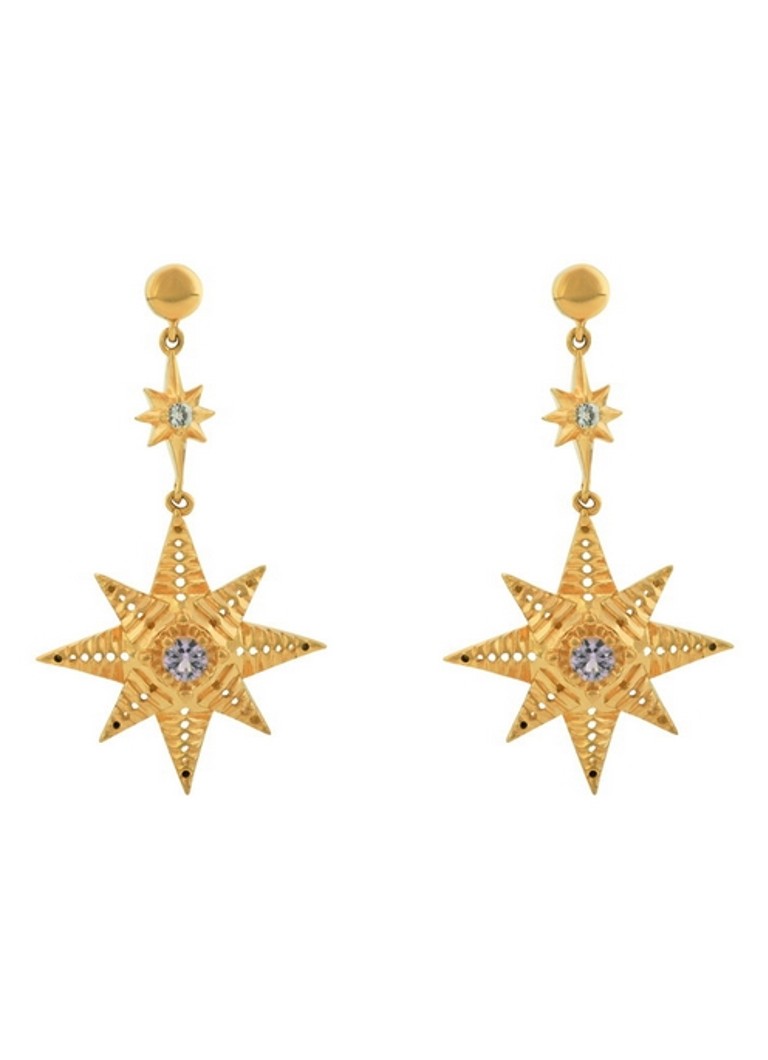 SIXDUTON 6 stuks oorbellen goud zilver set voor dames, helix piercings studs 14K vergulde oorstekers kleine creolen CZ tragus piercing oor sieraden voor meerdere piercing, Einheitsgröße, Koper