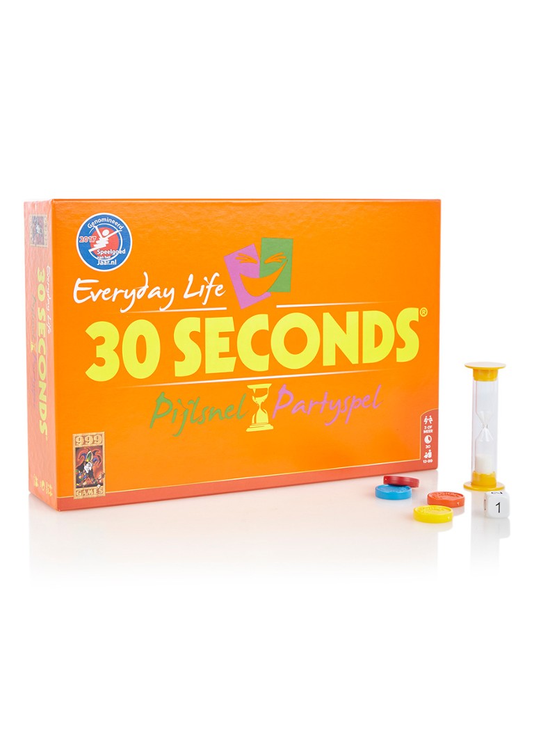 onstabiel straal wijsheid 999 Games 30 Seconds Everyday Life bordspel • de Bijenkorf