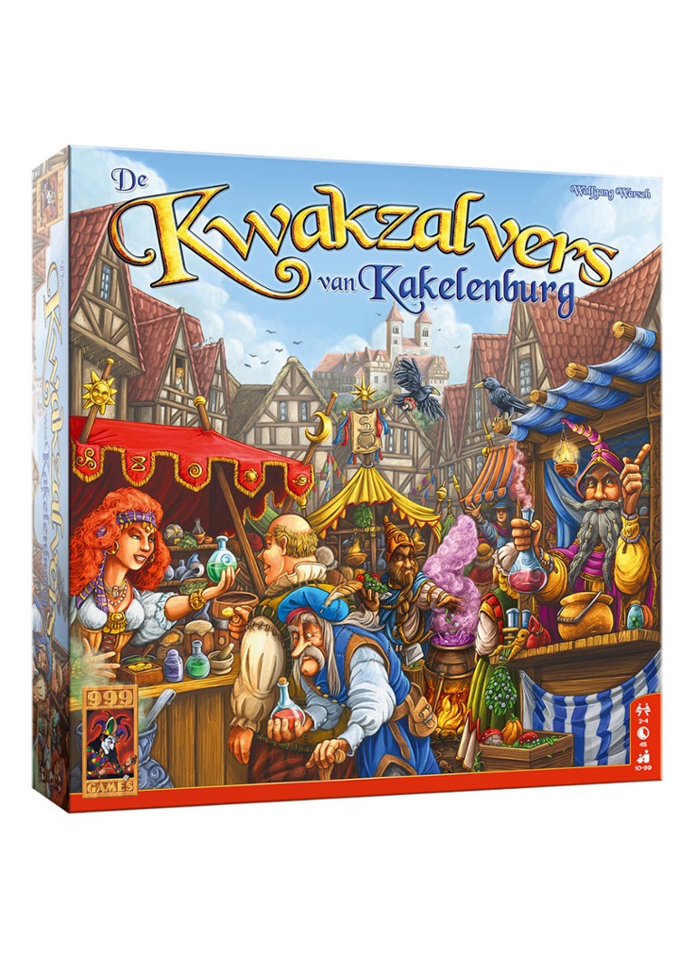 999 Games - De Kwakzalvers van Kakelenburg bordspel - Multicolor