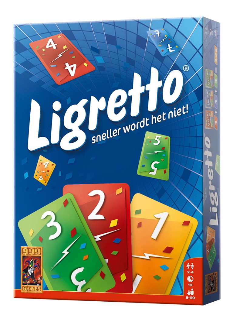 Veroveraar Wirwar Grootte 999 Games Ligretto kaartspel • de Bijenkorf