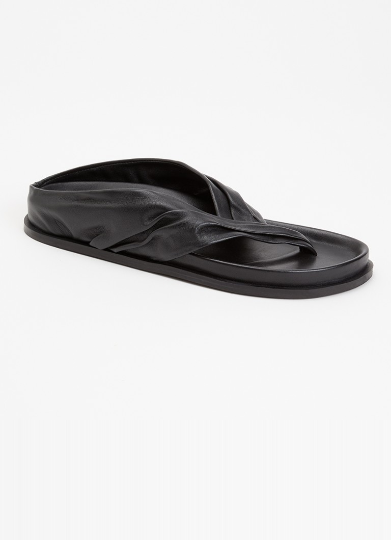 A.EMERY - Shaw slipper van leer - Zwart