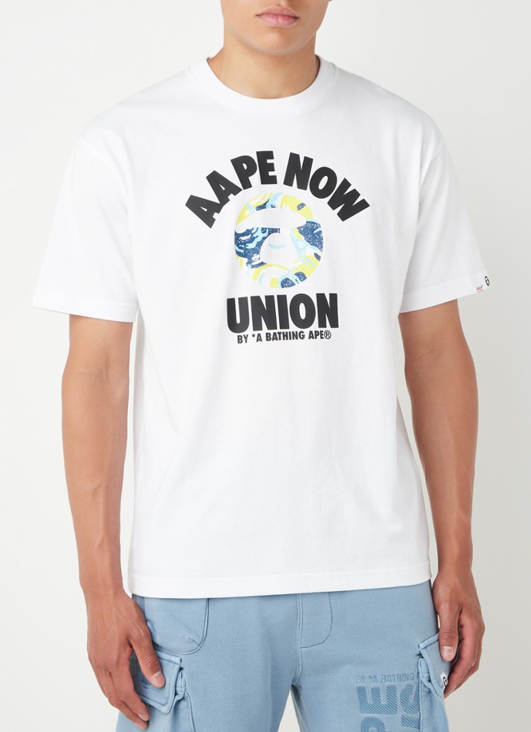 Aape - T-shirt met logoprint - Wit