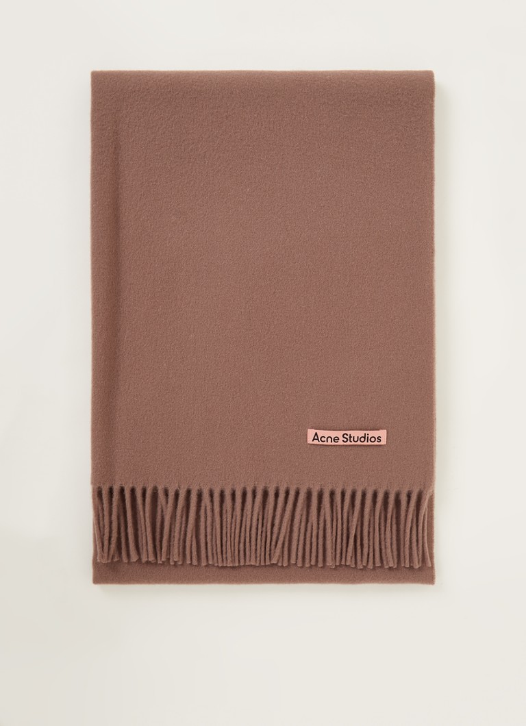 Acne Studios - Sjaal van wol 200 x 70 cm - Bruin