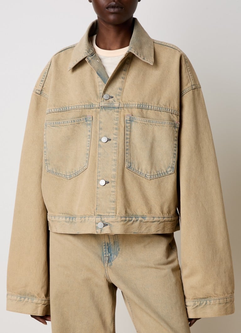 Acne Studios - Spijkerjas met borstzakken - Zand