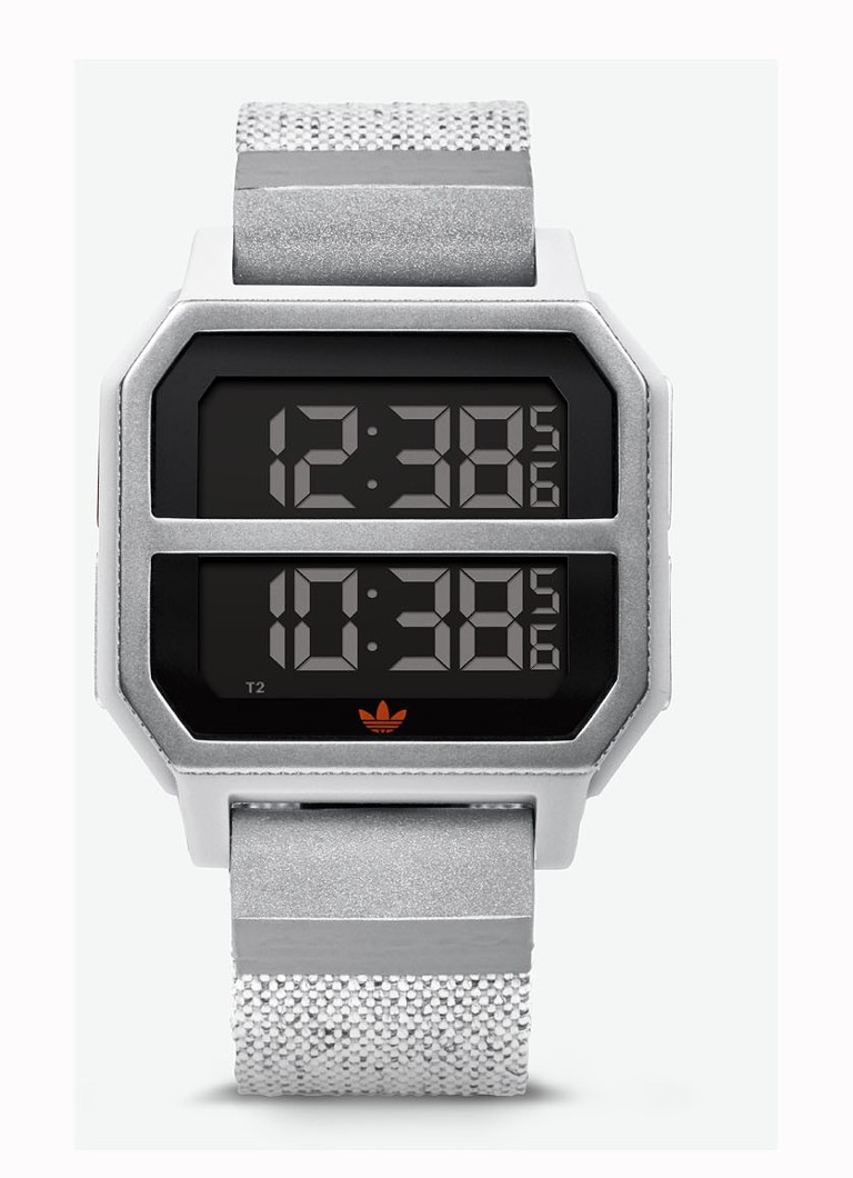 Welsprekend scheiden Gedachte adidas Archive R2 Horloge Z163199-00 • Zilver • de Bijenkorf
