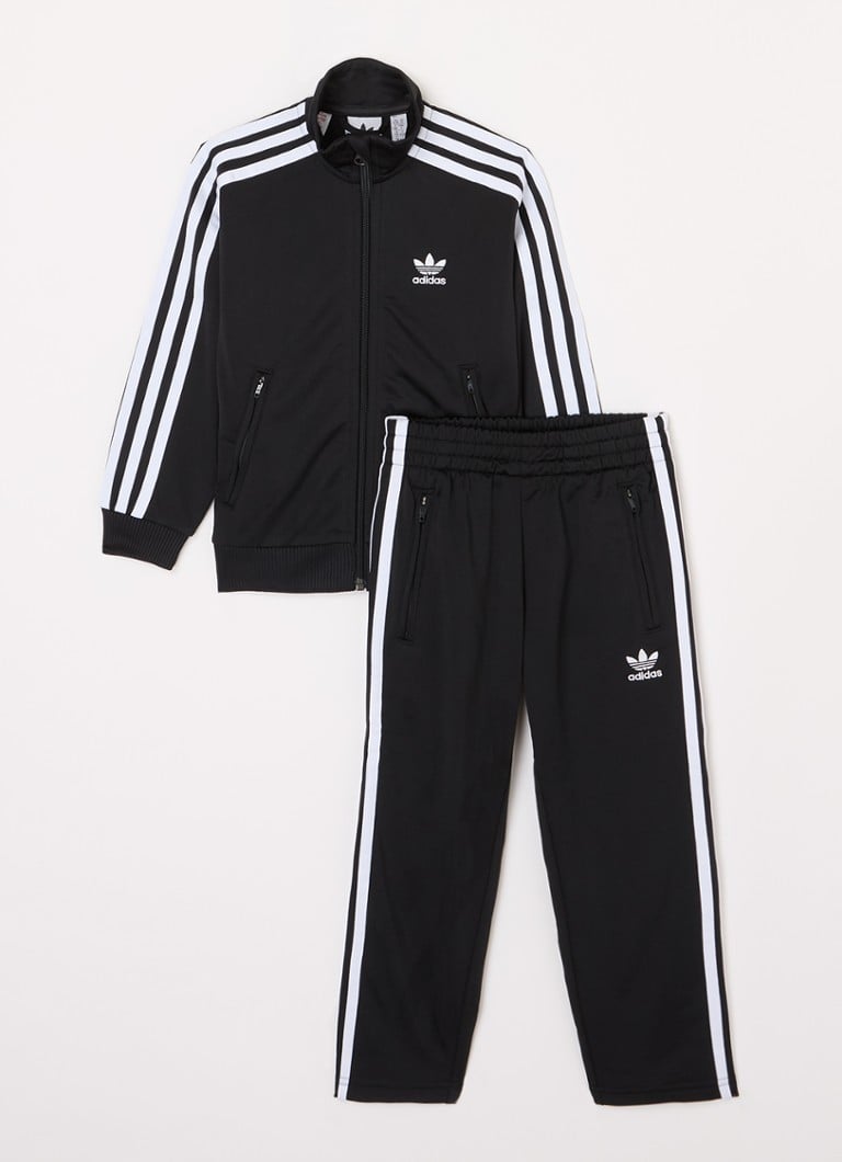 Joggingpak met lange sweater en legging (2-dlg.) esdoornrood/zwart met print • Prijs € 39,99 • online shop