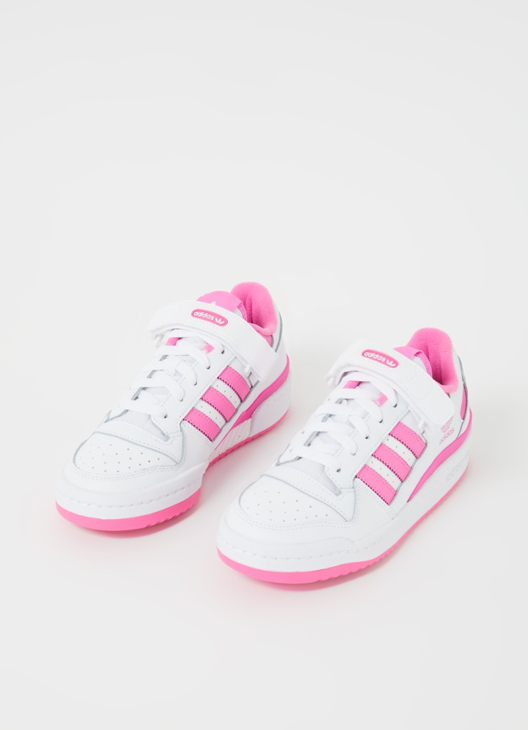 adidas Forum Low sneaker van leer • Roze • de Bijenkorf