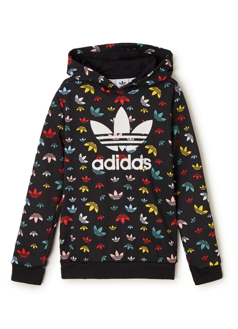 adidas small logo hoodie