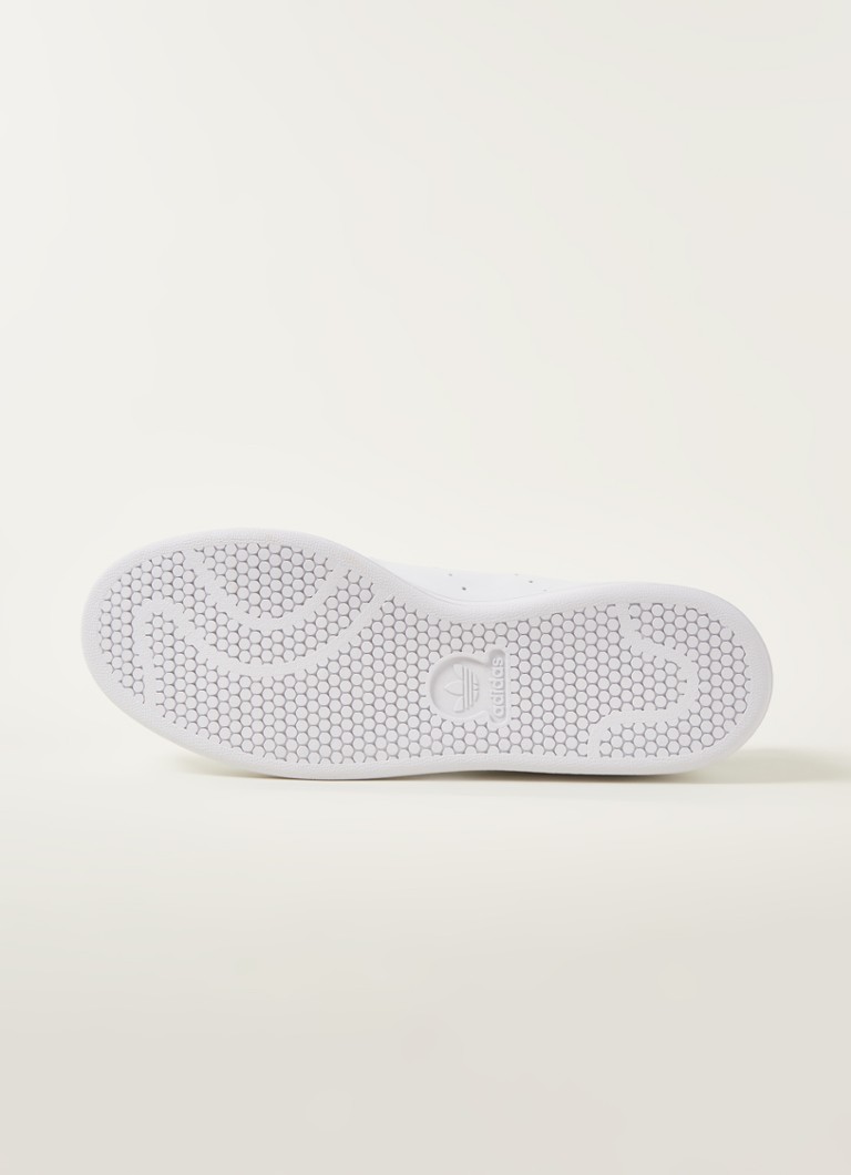 Aanpassing Wereldbol studie adidas Stan Smith sneaker met logo • Wit • de Bijenkorf