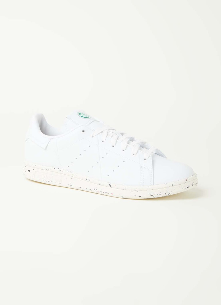 De onze Hectare uitglijden adidas Stan Smith sneaker met verfspetters • Wit • de Bijenkorf