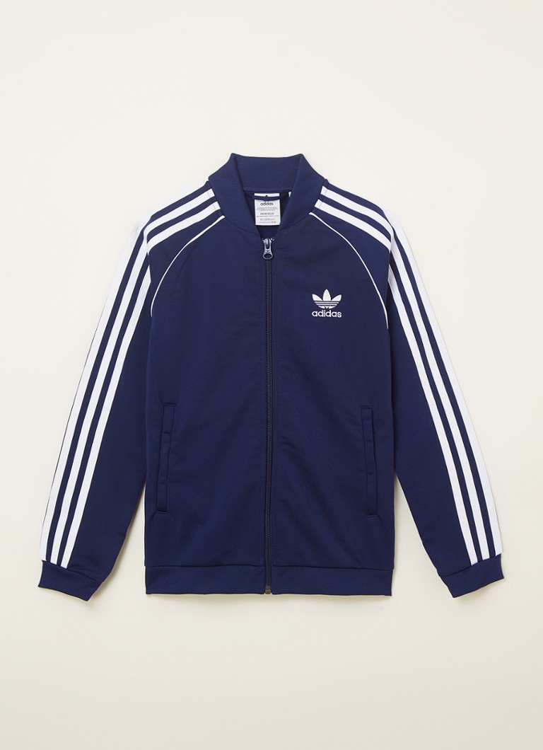 adidas - Superstar trackvest met logo - Donkerblauw