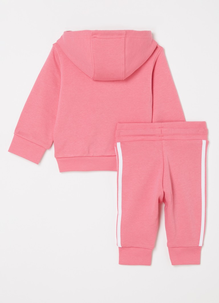 Adidas Trainingspak met logo 2-delig • Roze • de Bijenkorf