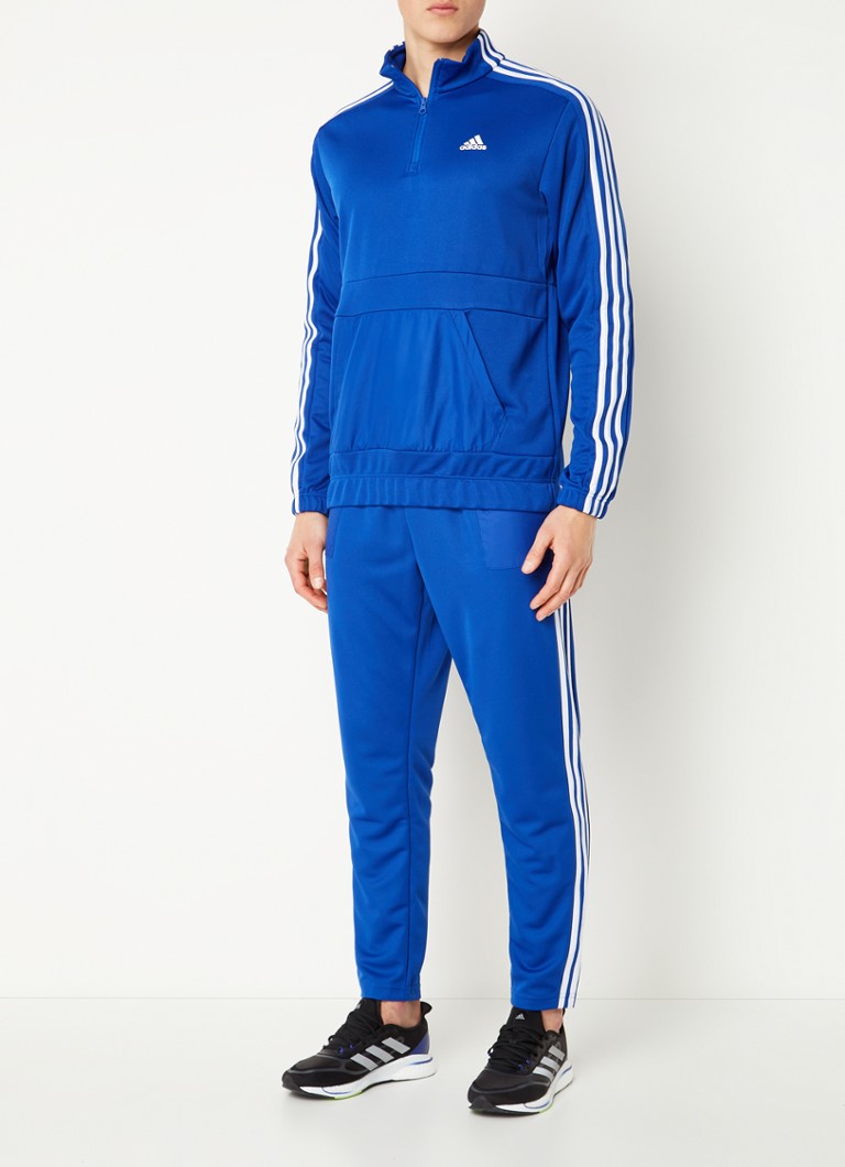 Laatste Hen Mm adidas Trainingspak met logo en streepdetail • Kobaltblauw • de Bijenkorf