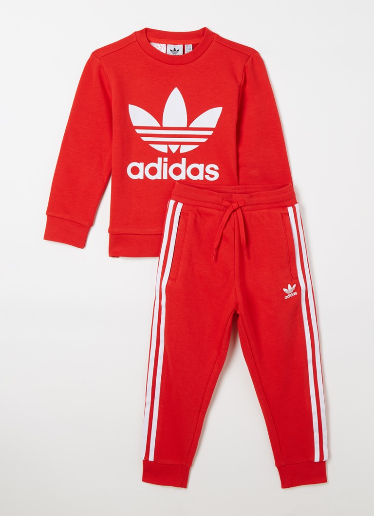 adidas trainingspak rood