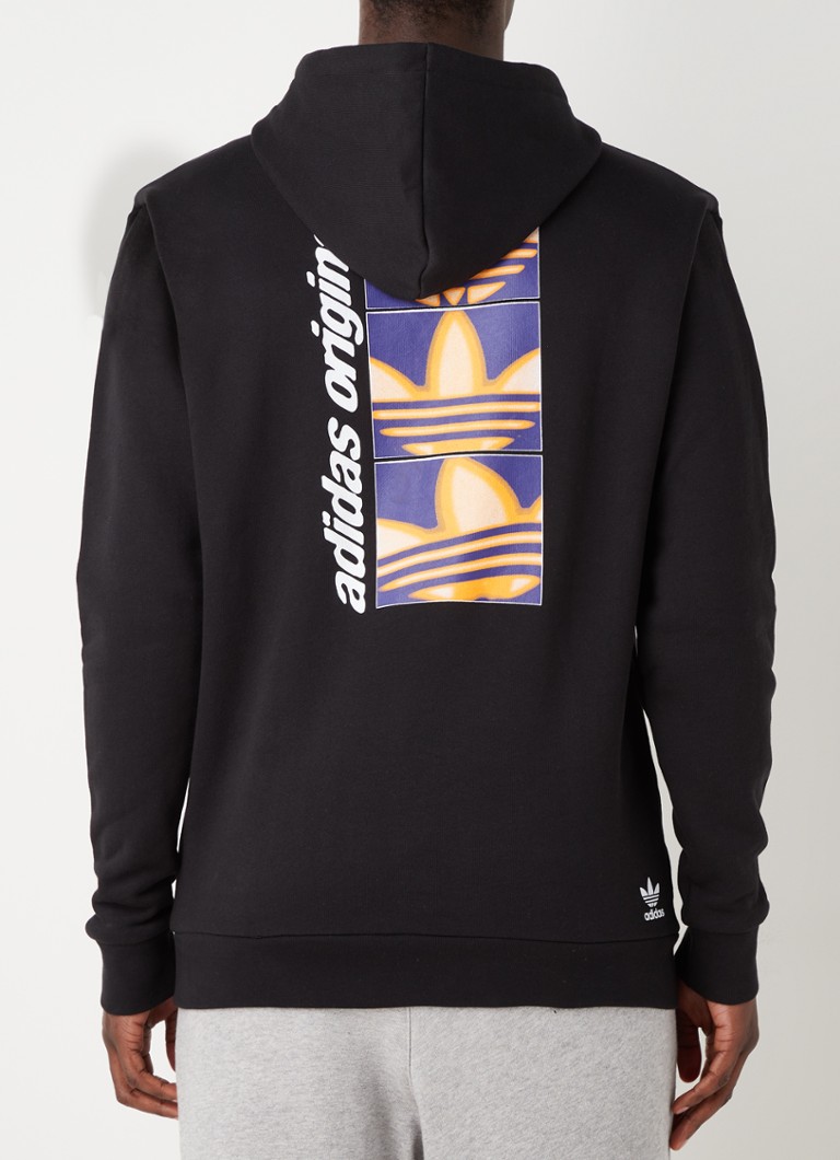 adidas Yung Z hoodie met logo en backprint â¢ Zwart â¢ de Bijenkorf