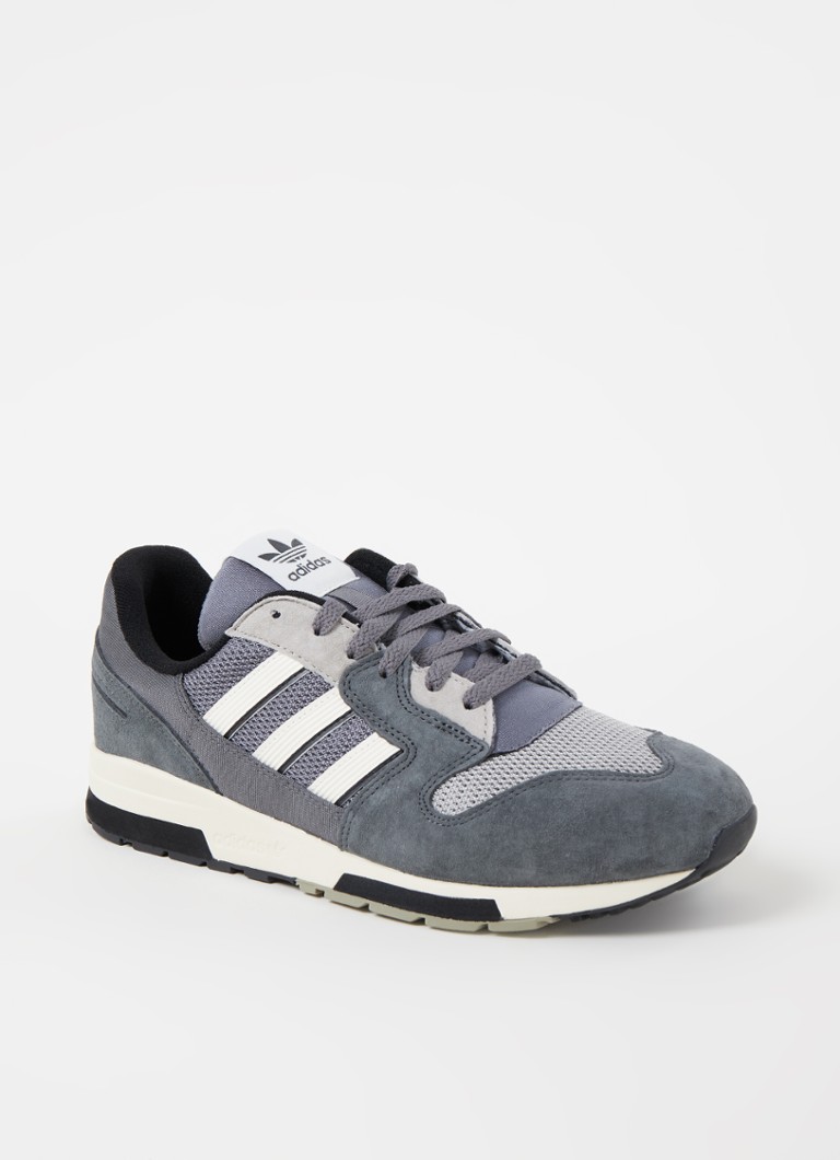 Pijlpunt Gevangenisstraf roterend adidas ZX 420 sneaker met suède details • Middengrijs • de Bijenkorf