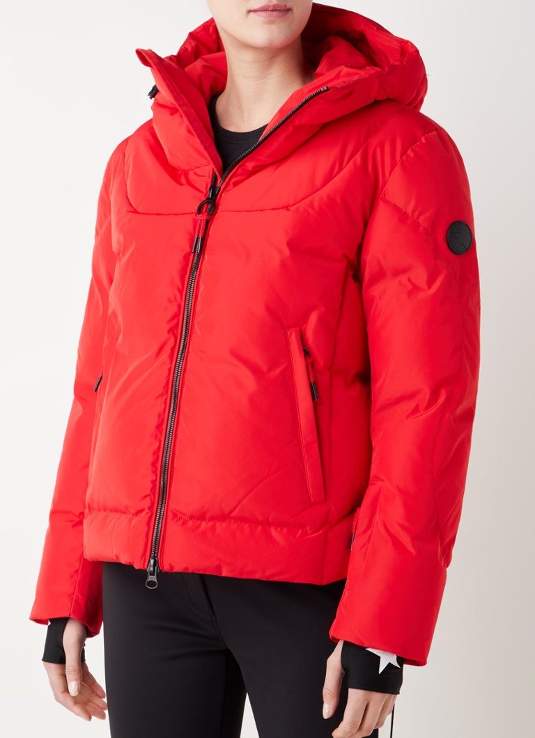 Indiener schedel hongersnood Airforce Big Sky gewatteerde ski-jas met ritszakken • Rood • de Bijenkorf