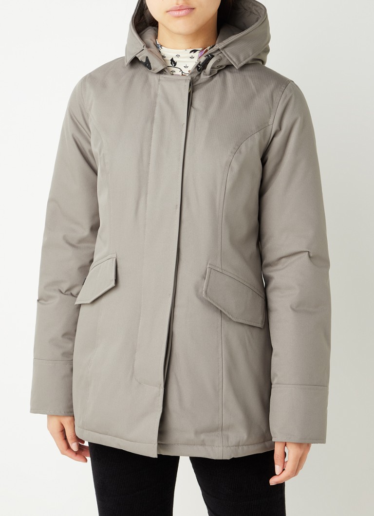 airforce gewatteerde parka met capuchon
