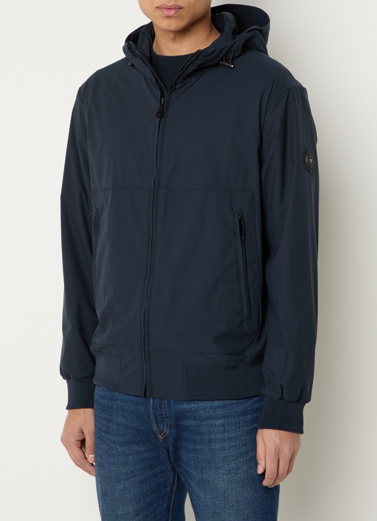 Airforce - Jack met capuchon en ritszakken - Donkerblauw