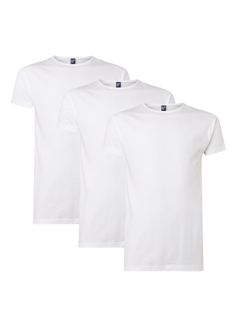 Alan Red - Derby regular fit T-shirt in 3-pack - Wit