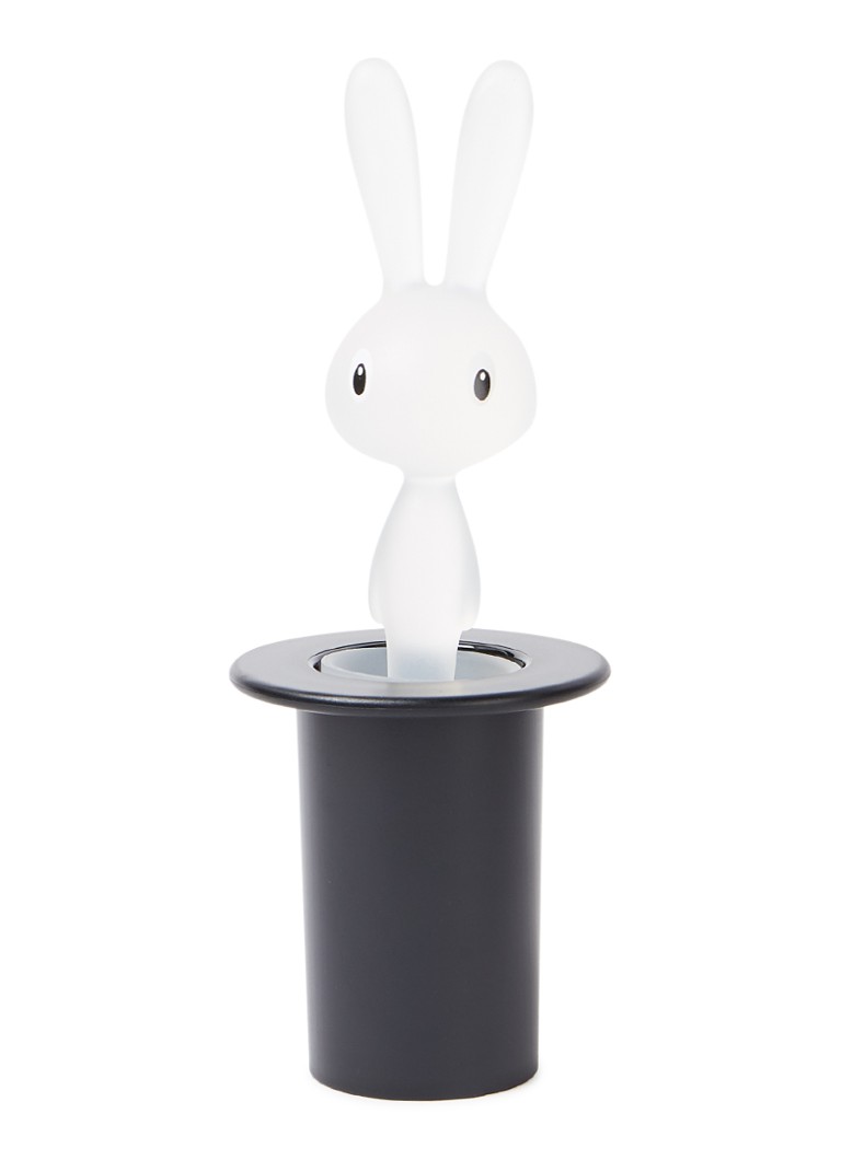 kogel Rechtzetten Onbemand Alessi Magic Bunny tandenstokerhouder 14 cm • Zwart • de Bijenkorf