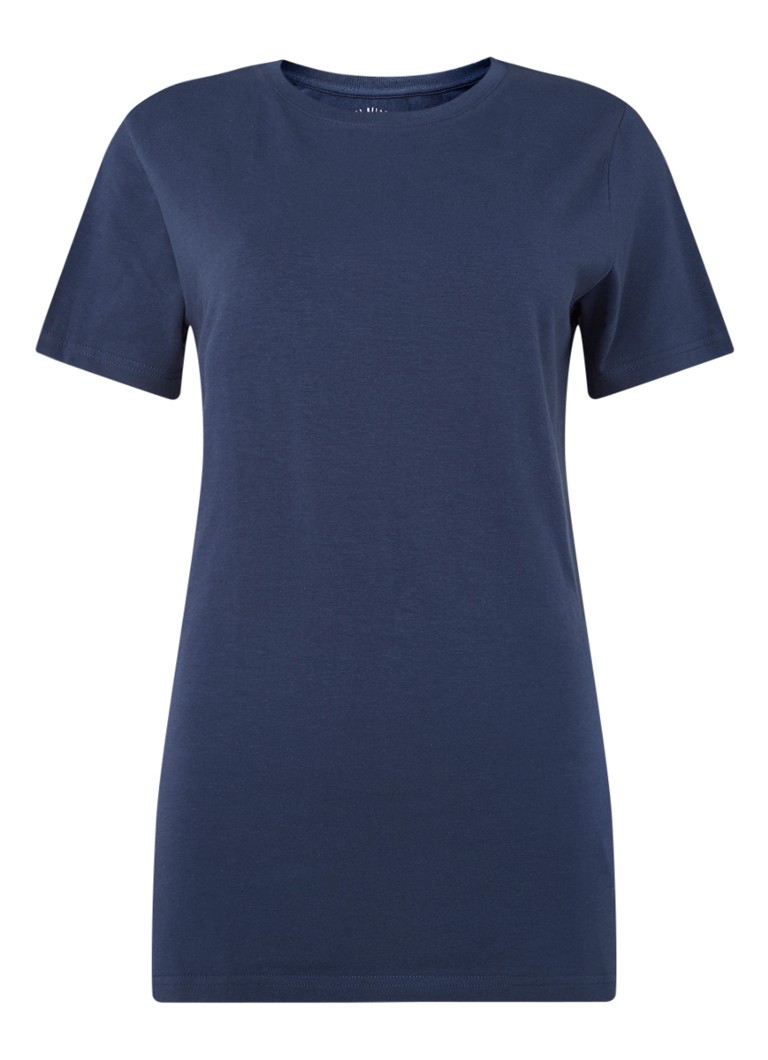 America Today - Bradly basic T-shirt met ronde hals - Donkerblauw
