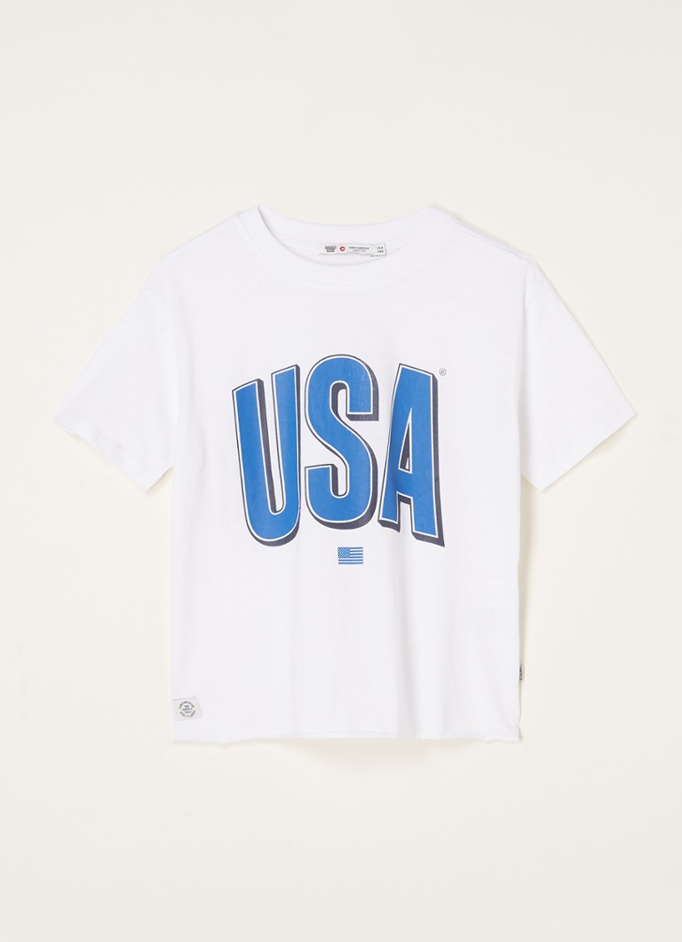 America Today - Elvy T-shirt met print - Wit