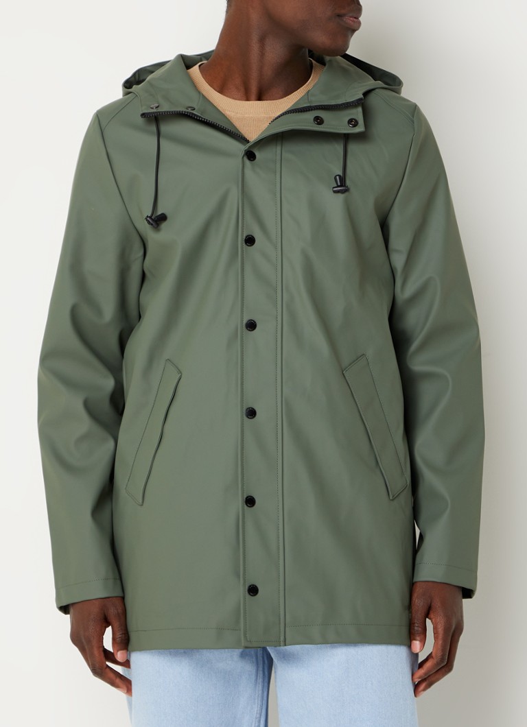 America Today Jace regenjas met capuchon en steekzakken