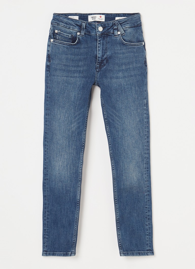 America Today - Kid tapered fit jeans met stretch - Indigo