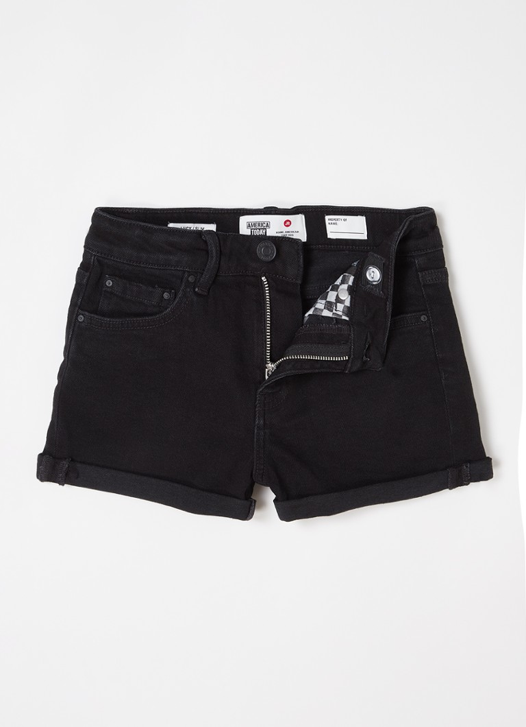 slim fit korte broek heren